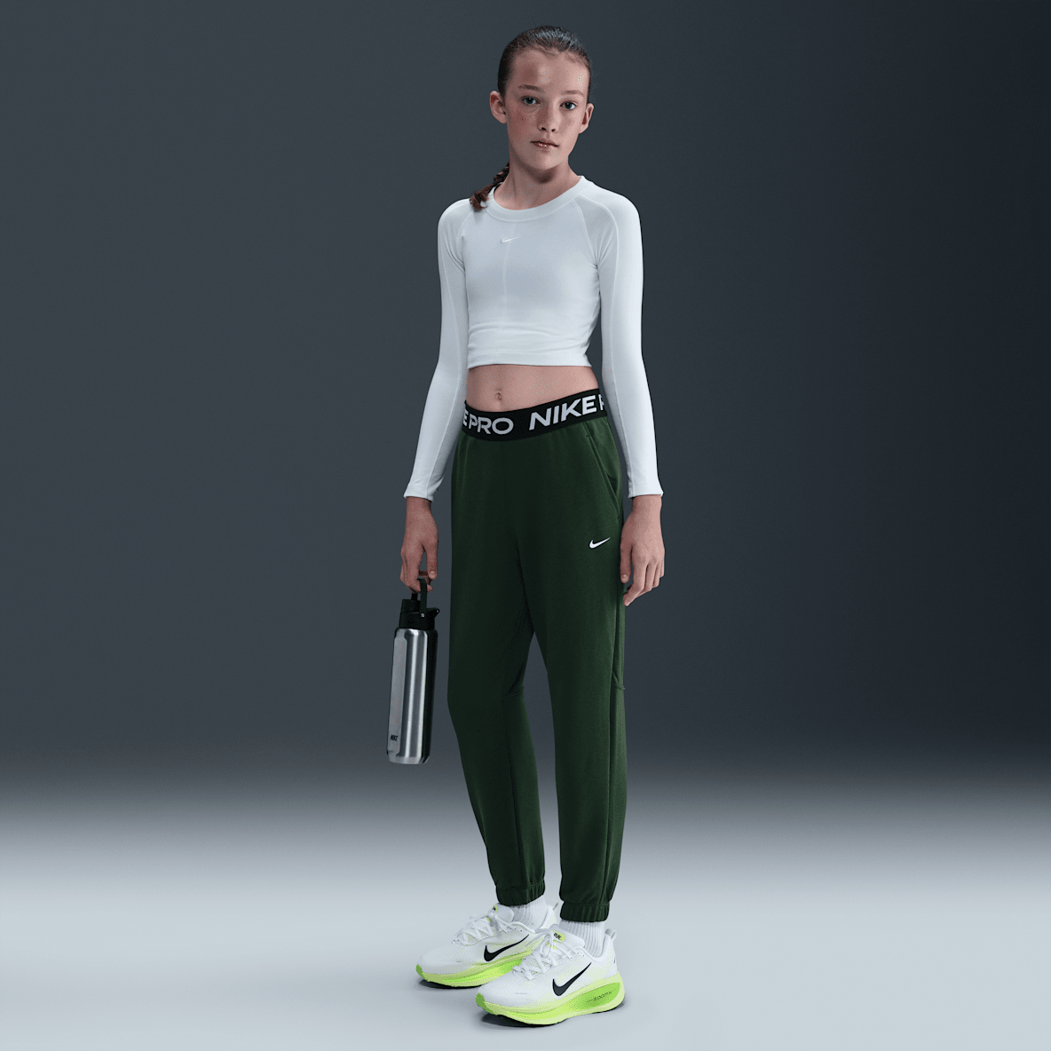 Nike Pro Fleece Nike Pro Fleece Big Kids' (Girls') Dri-FIT Joggers