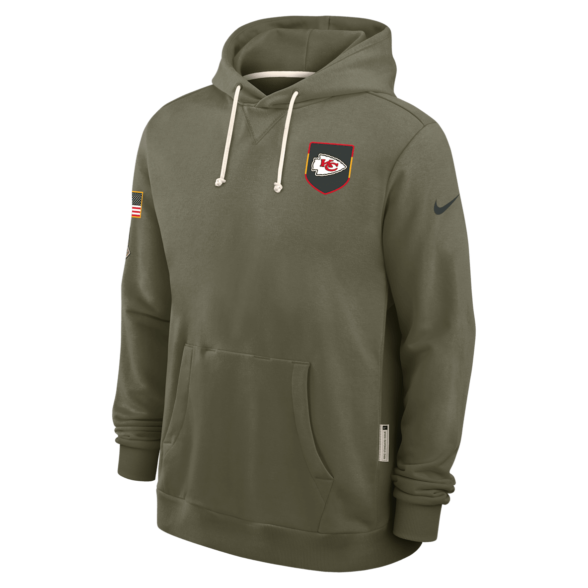 Kansas City Chiefs Salute to Service Sideline Dominant Force Kansas City Chiefs Salute to Service Sideline Dominant Force Men's Nike Dri-FIT NFL Pullover Hoodie