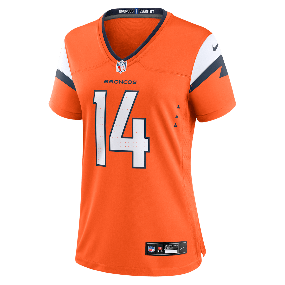 Courtland Sutton Denver Broncos Courtland Sutton Denver Broncos Jersey de fútbol americano Nike de la NFL Game para mujer