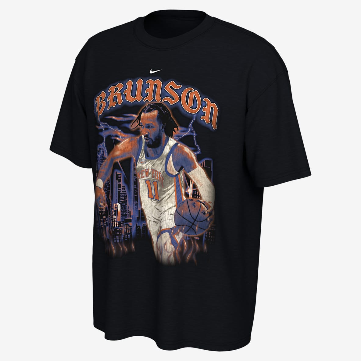 Jalen Brunson New York Knicks City Edition Jalen Brunson New York Knicks City Edition Playera Nike de la NBA