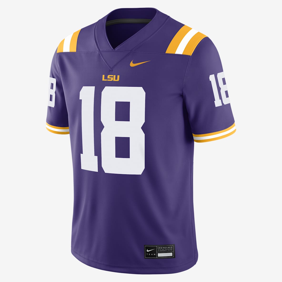 Camiseta de Garrett Nussmeier LSU Camiseta de Garrett Nussmeier LSU Jersey universitario Nike Dri-FIT NIL Game para hombre