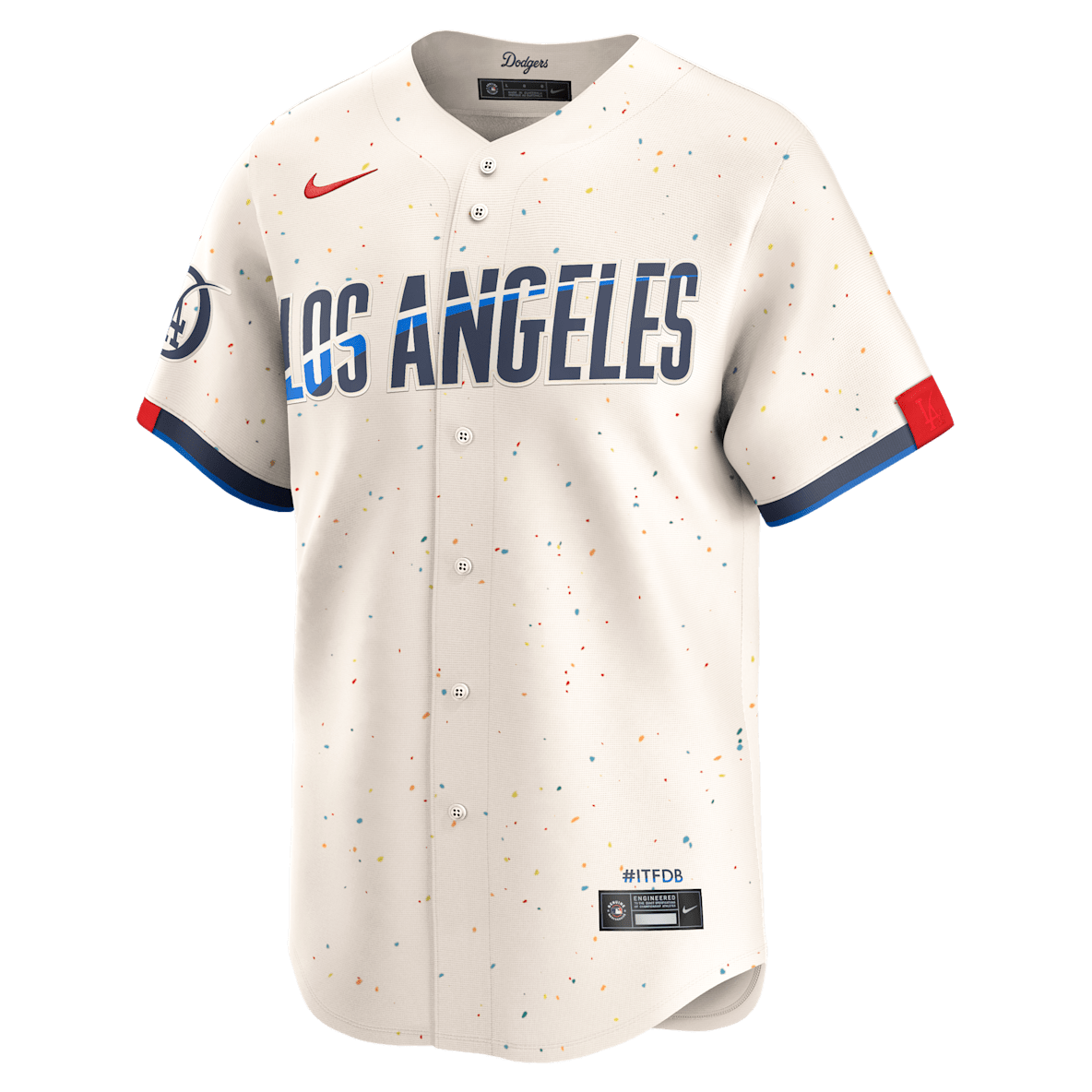 Los Angeles Dodgers City Connect Los Angeles Dodgers City Connect Men's Nike MLB Limited Jersey