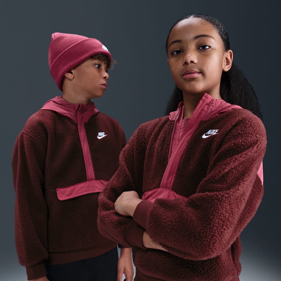 Nike Sportswear Club Fleece Nike Sportswear Club Fleece Big Kids' Loose 1/4-Zip Hoodie