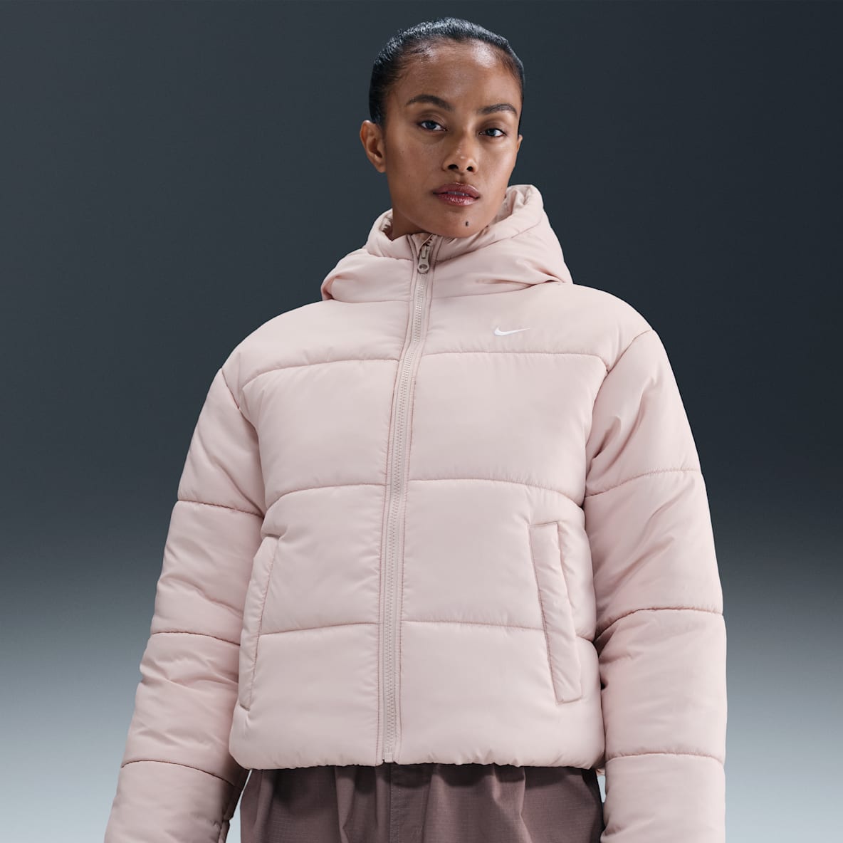 Nike Sportswear Classic Puffer Women's Therma-FIT Loose Hooded Jacket