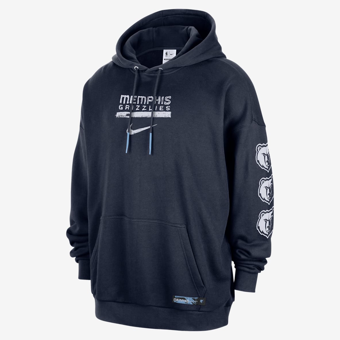 Memphis Grizzlies Courtside Men's Jordan NBA Club Premium Pullover Hoodie