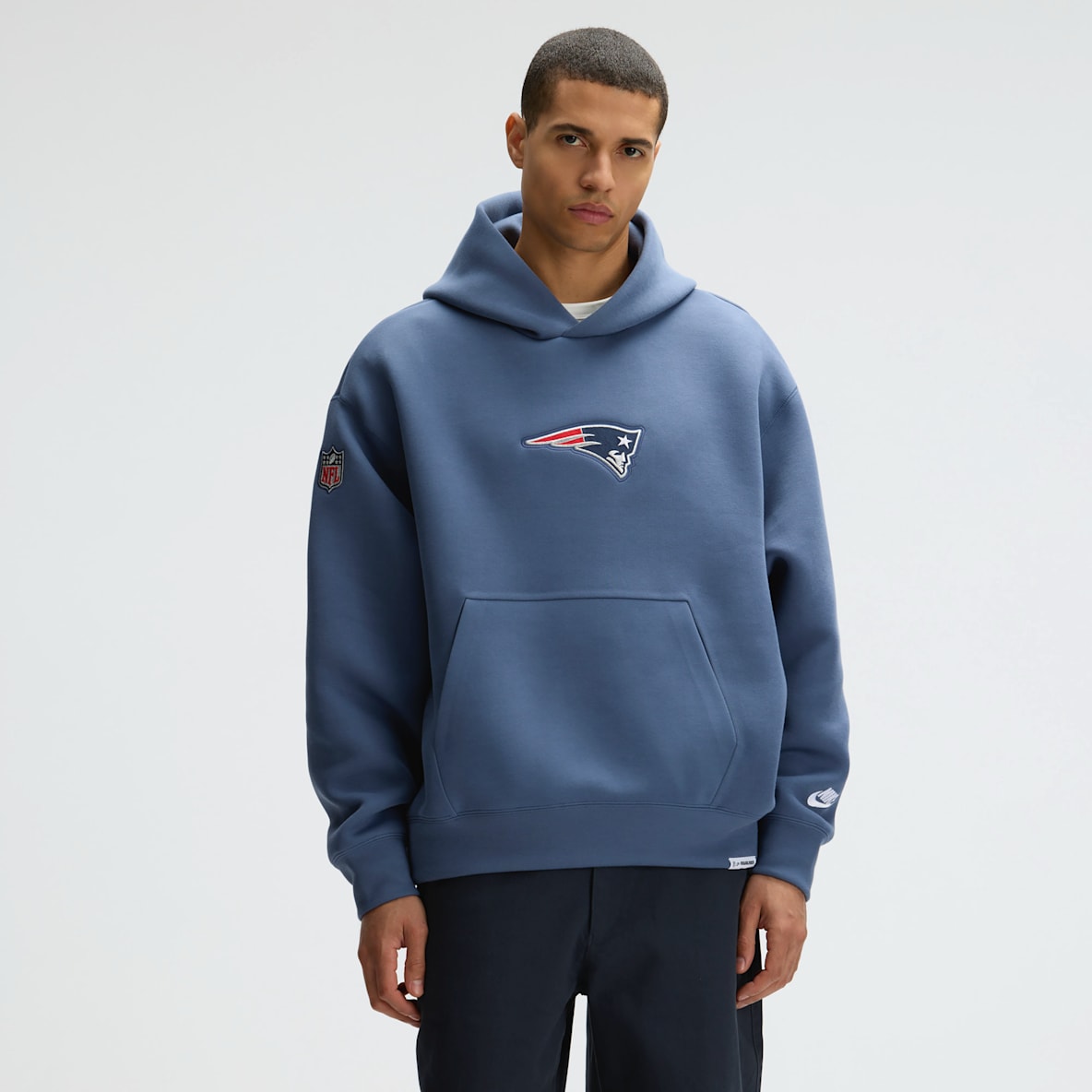 New England Patriots Rivalries Collection Oversized Tech Fleece Men's Nike NFL Pullover Hoodie