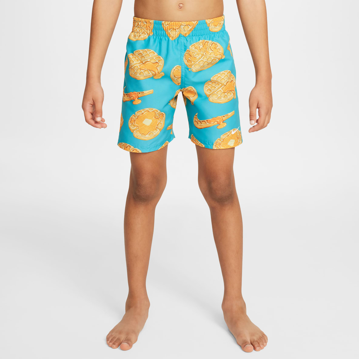 Nike Swim Breaker Shorts de vóleibol con forro interior de 13 cm para niños talla pequeña