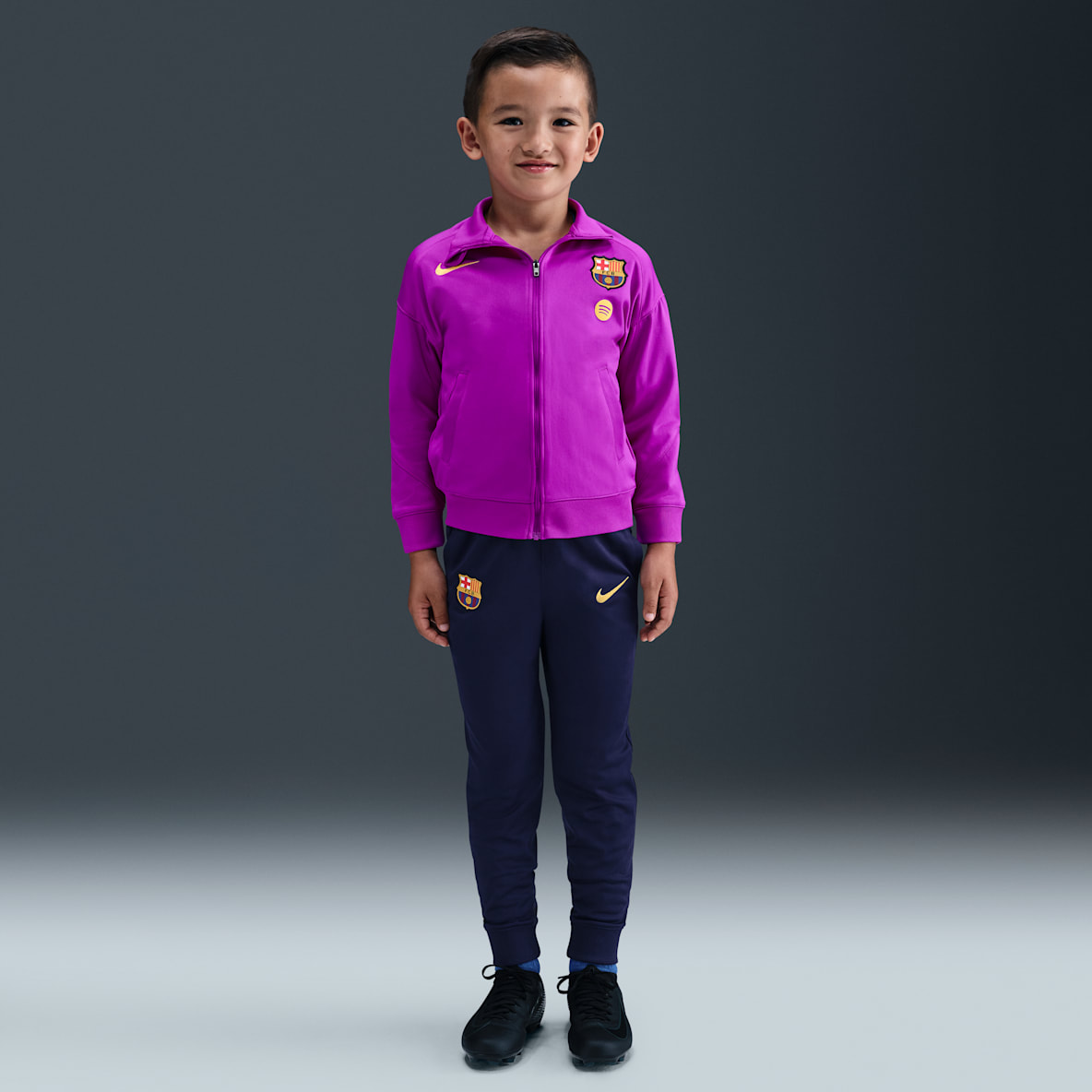 F.C. Barcelona Strike F.C. Barcelona Strike Younger Kids' Nike Dri-FIT Football Knit Tracksuit