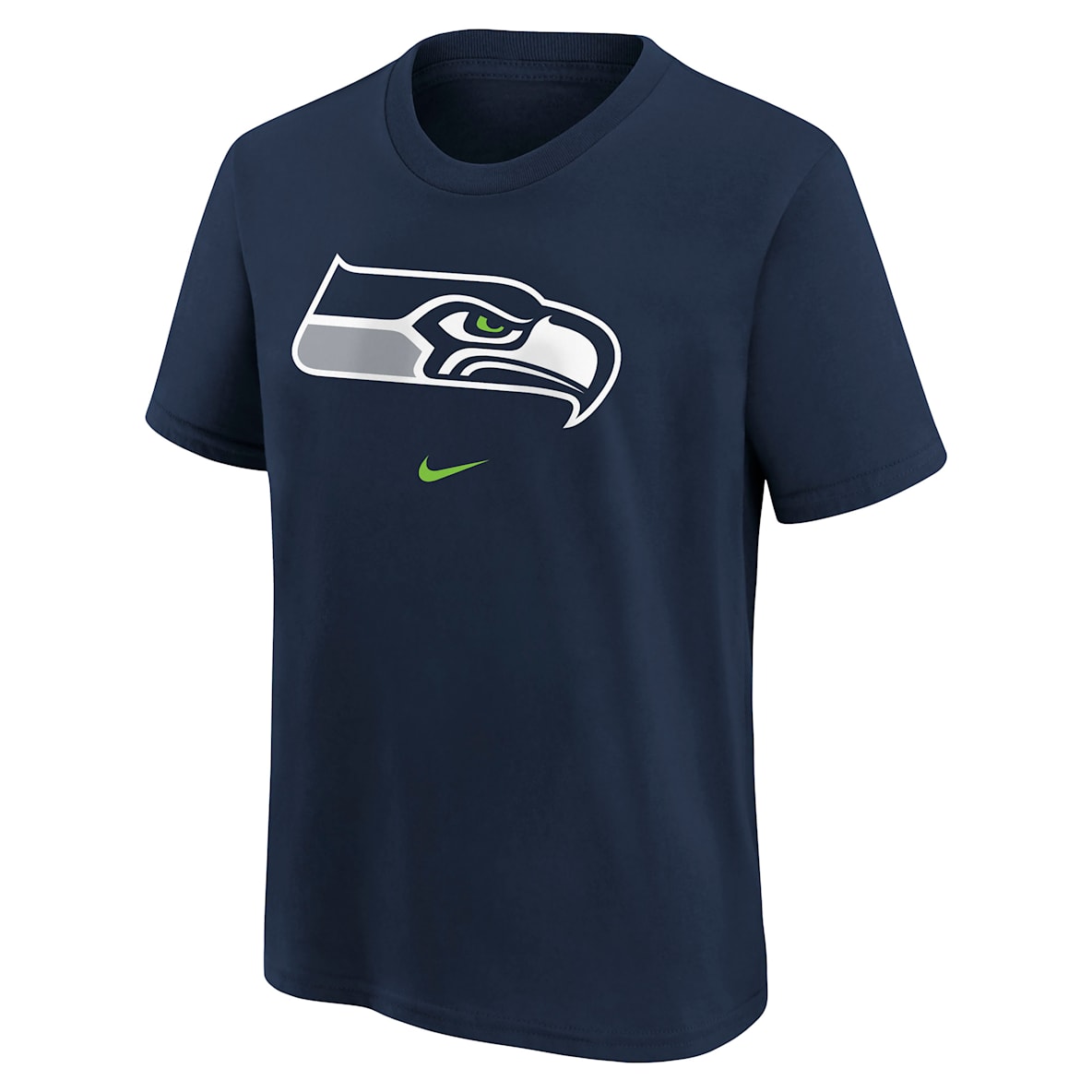Seattle Seahawks Primary Logo Legend Seattle Seahawks Primary Logo Legend Playera Nike Dri-FIT de la NFL para niños talla grande
