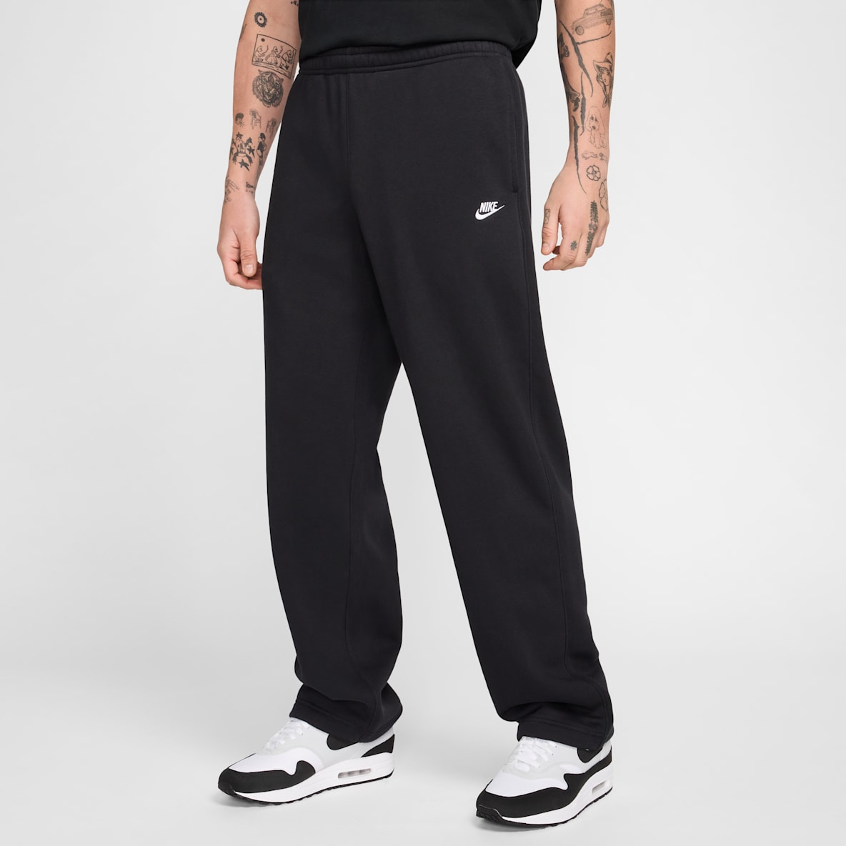 Nike Club Pants de tejido Fleece con cordón elástico para hombre