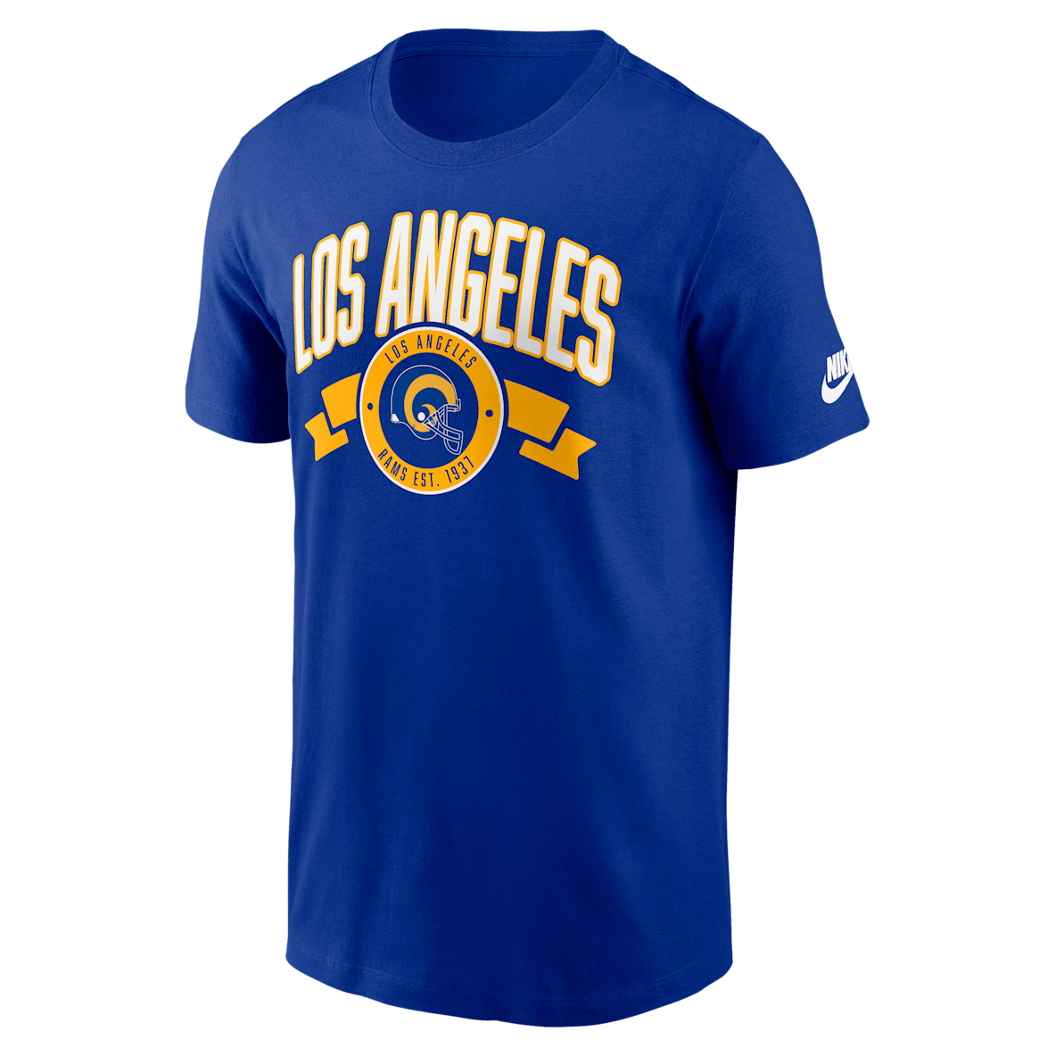 Los Angeles Rams Rewind Front And Back Hit Essential Los Angeles Rams Rewind Front And Back Hit Essential Men's Nike NFL T-Shirt