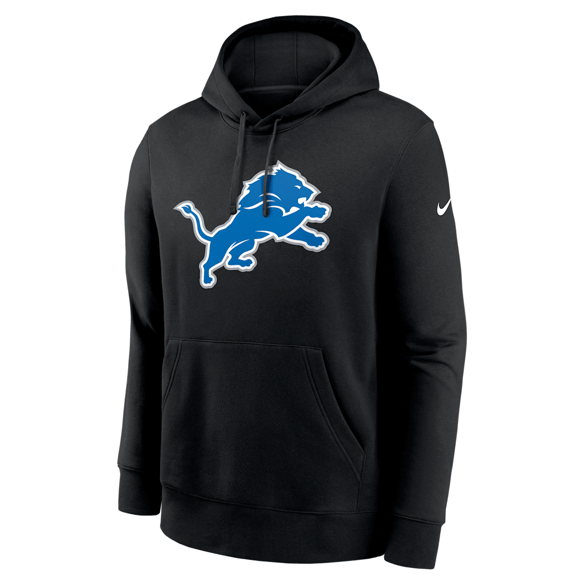 Detroit Lions Club Logo Detroit Lions Club Logo Men's Nike NFL Pullover Hoodie
