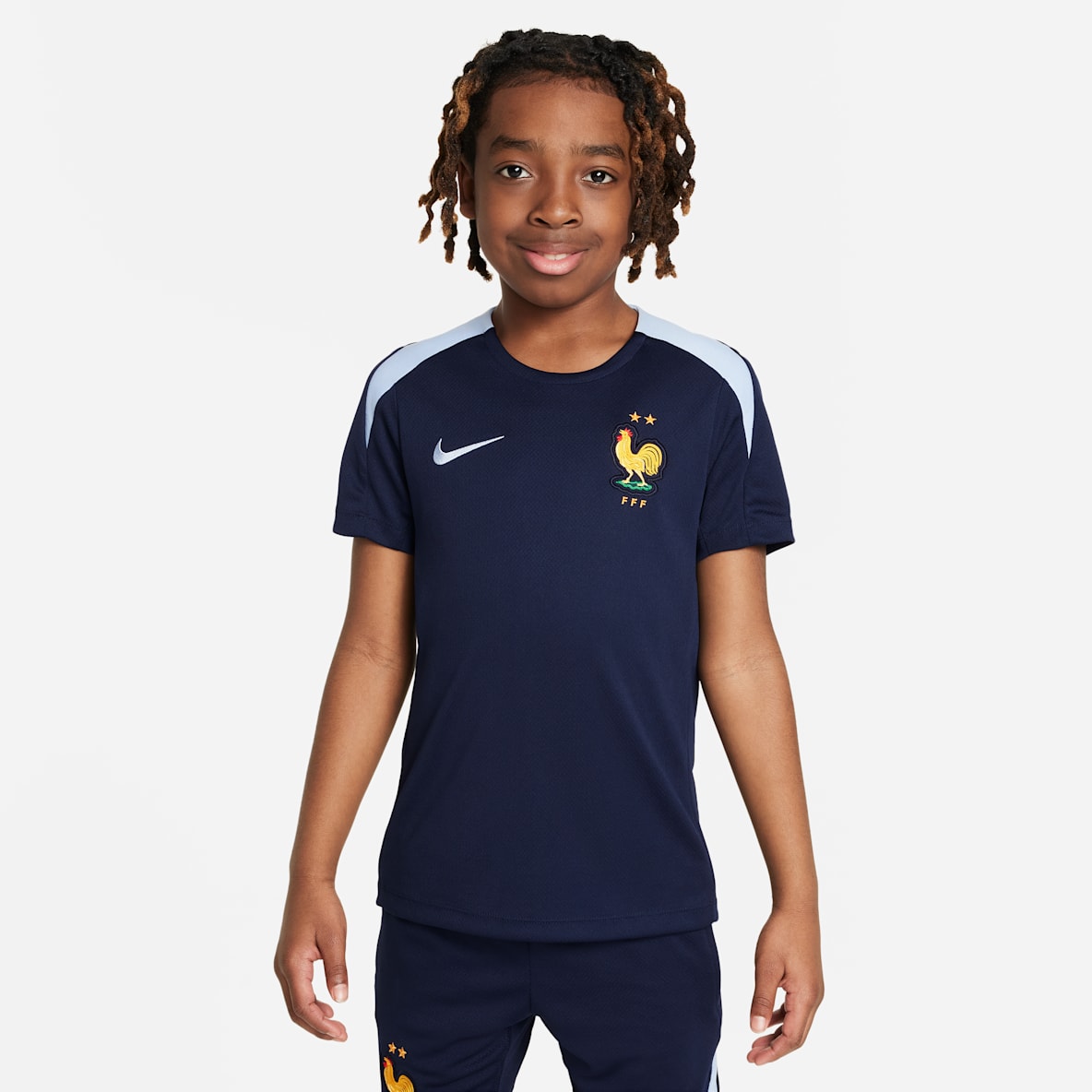 FFF Strike FFF Strike Big Kids' Nike Dri-FIT Soccer Short-Sleeve Knit Top