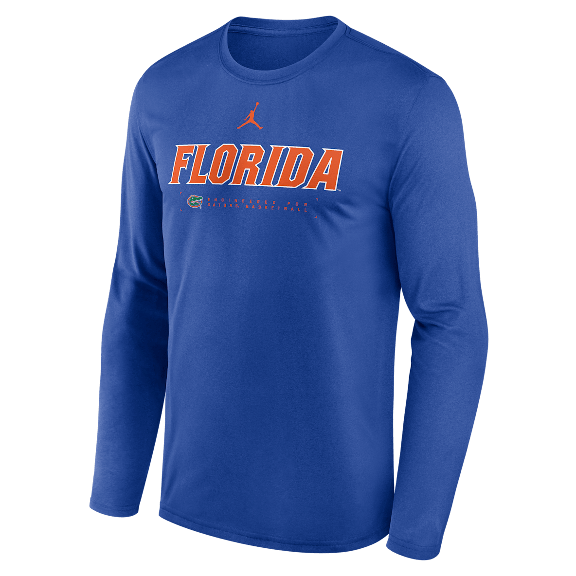 Florida Courtside Basketball Shootaround Legend Men's Jordan Brand Dri-FIT College Long-Sleeve T-Shirt