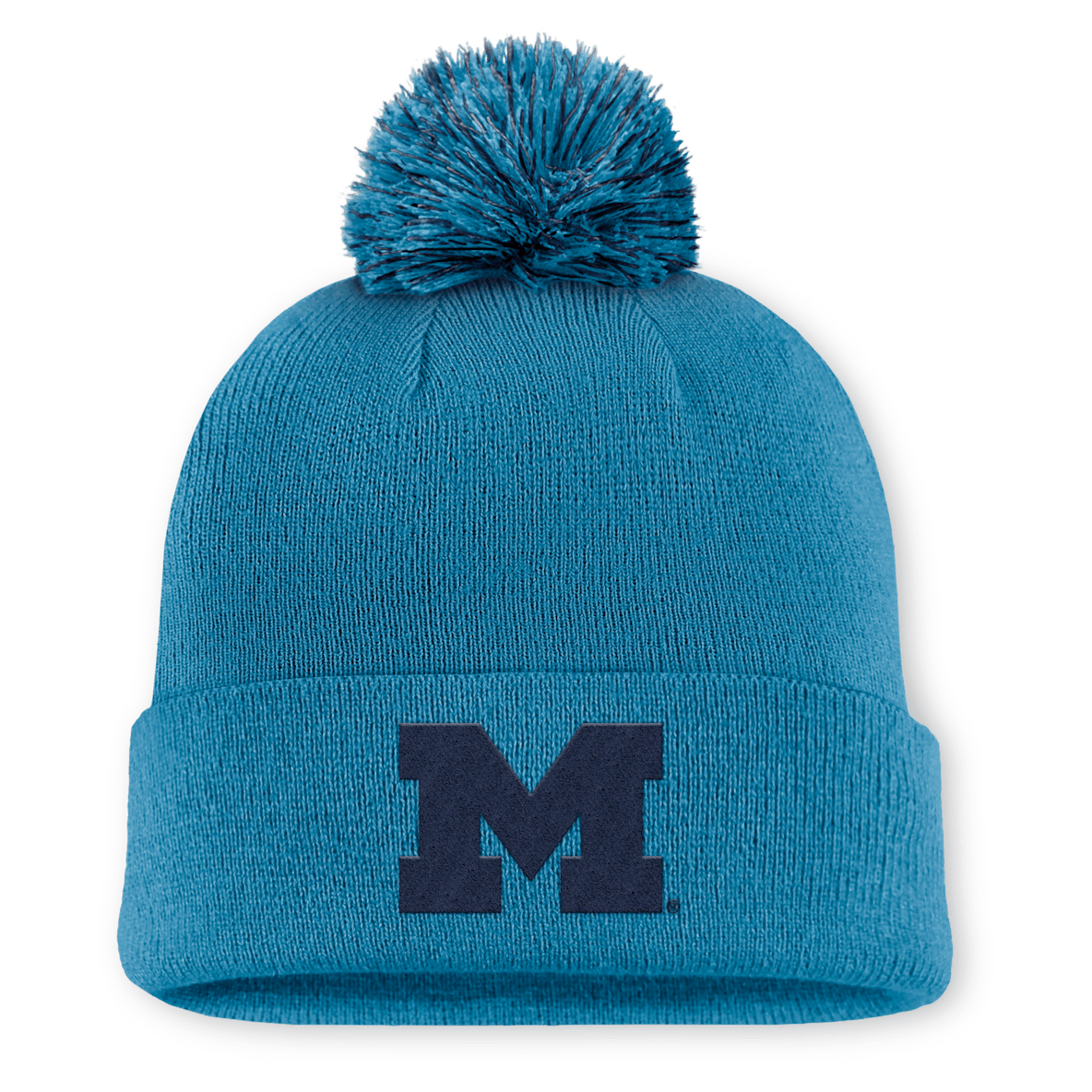 Michigan Primetime Campus Toned Michigan Primetime Campus Toned Men's Jordan Brand College Cuffed Pom Beanie
