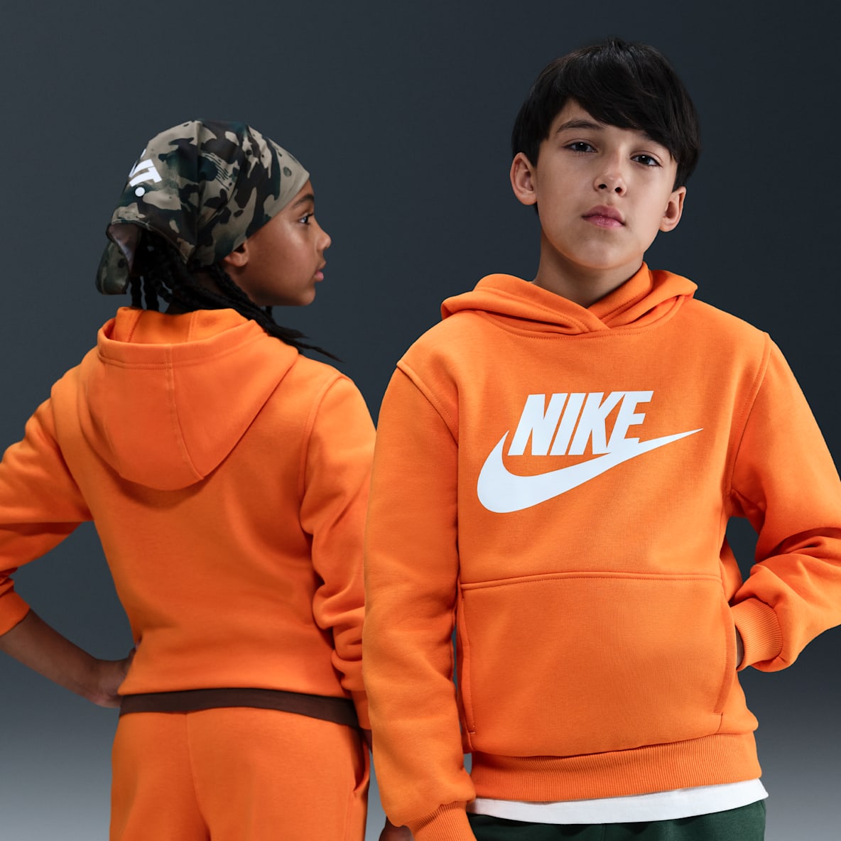 Nike Sportswear Club Fleece Nike Sportswear Club Fleece Sudadera con gorro para niños talla grande