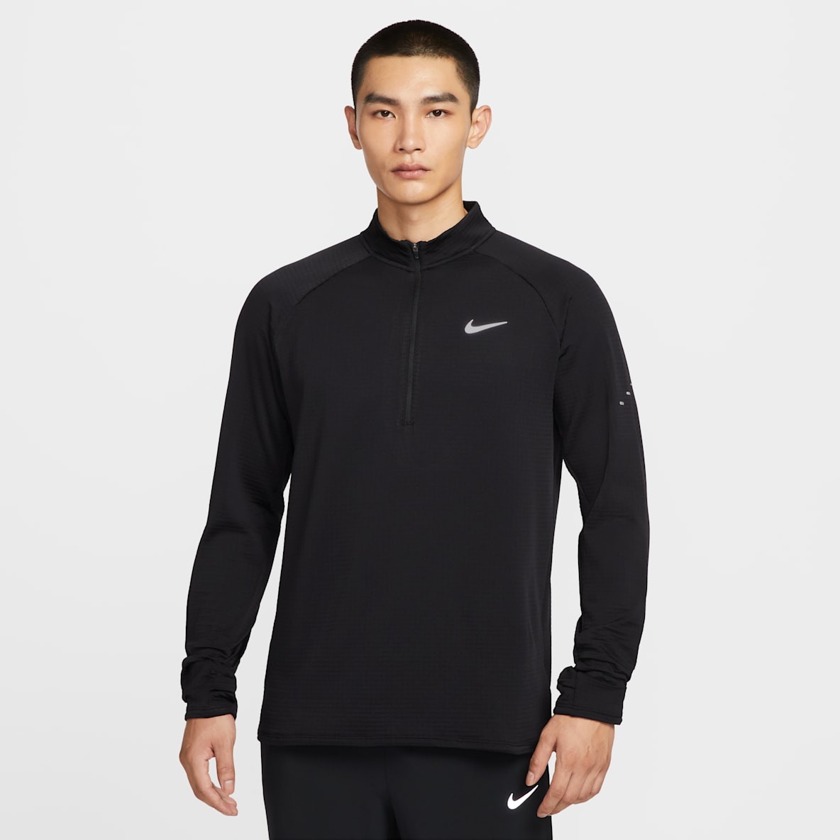 ナイキ ストライド メンズ Therma-FIT レペル ウィンタライズド 1/2ジップ ランニングトップ