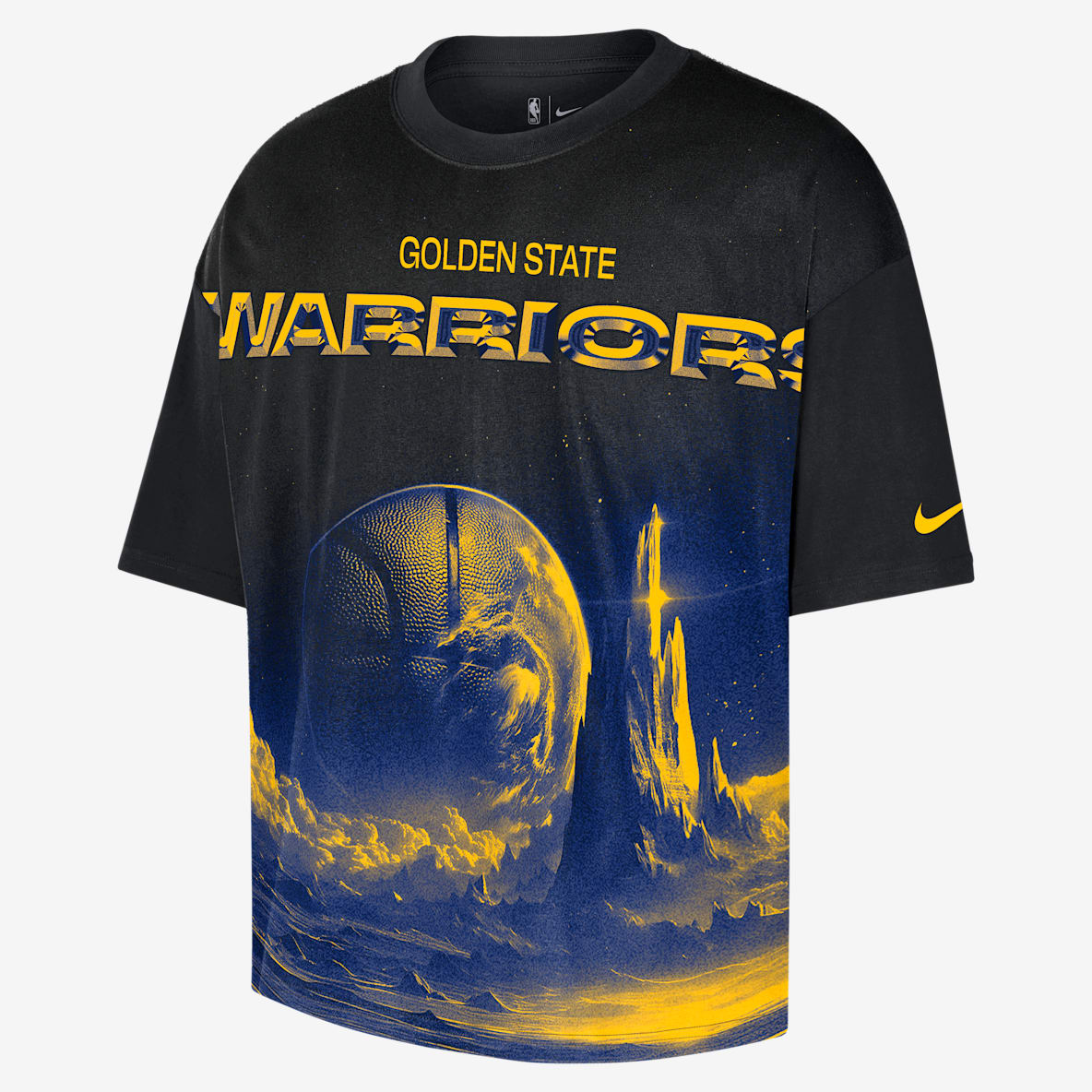 Golden State Warriors Courtside Golden State Warriors Courtside Men's Nike NBA Boxy T-Shirt