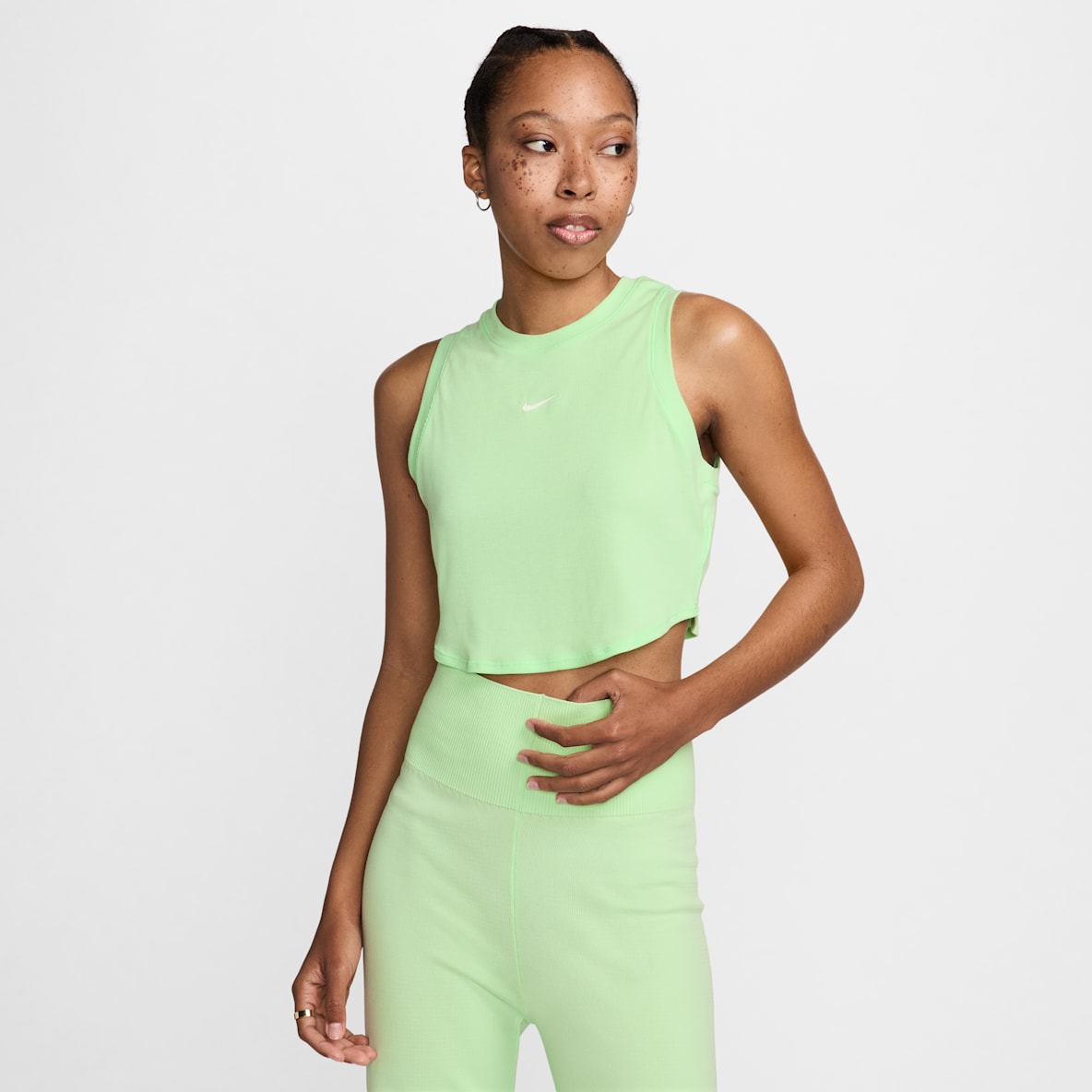 Nike Sportswear Chill Knit Nike Sportswear Chill Knit Women's Tight Cropped Mini-Rib Tank Top