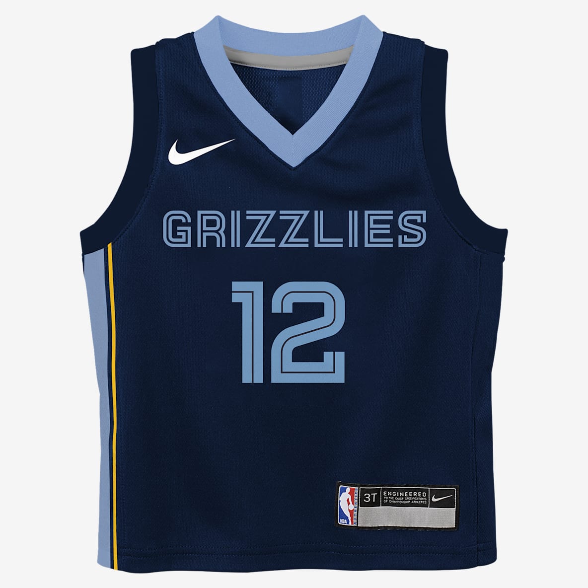 Ja Morant Memphis Grizzlies Icon Edition Little Kids' Nike NBA Swingman Jersey