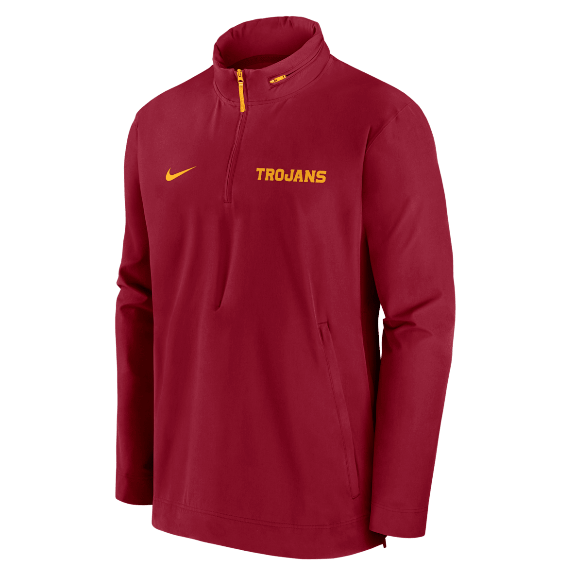 USC Trojans Sideline Coach USC Trojans Sideline Coach Men's Nike College 1/2-Zip Hooded Jacket