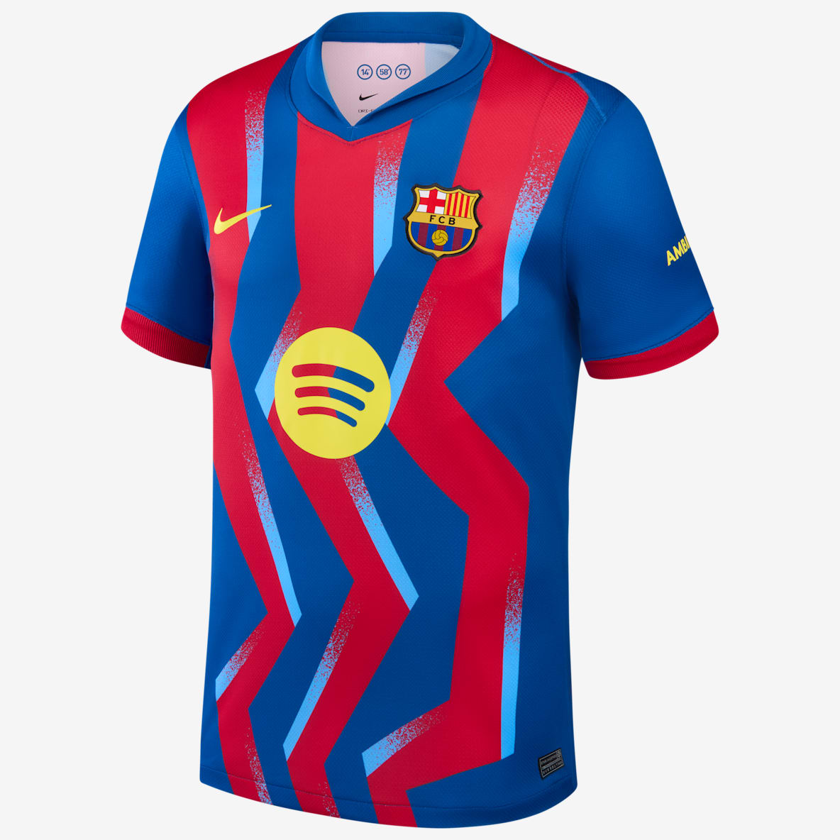 Robert Lewandowski Barcelona 2025/26 Stadium Fourth Robert Lewandowski Barcelona 2025/26 Stadium Fourth Men's Nike Dri-FIT Soccer Jersey