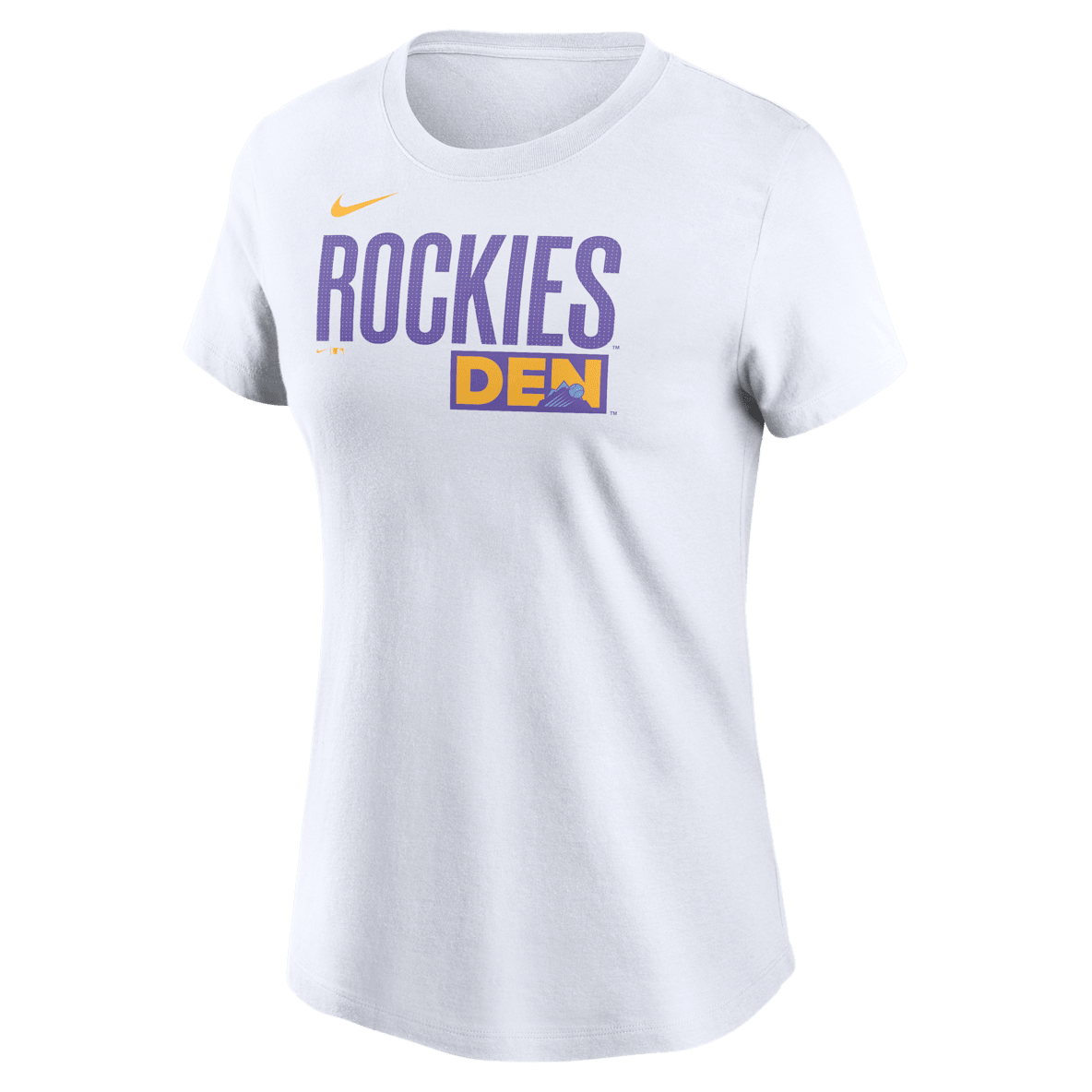 Colorado Rockies City Connect Wordmark Colorado Rockies City Connect Wordmark Women's Nike MLB T-Shirt