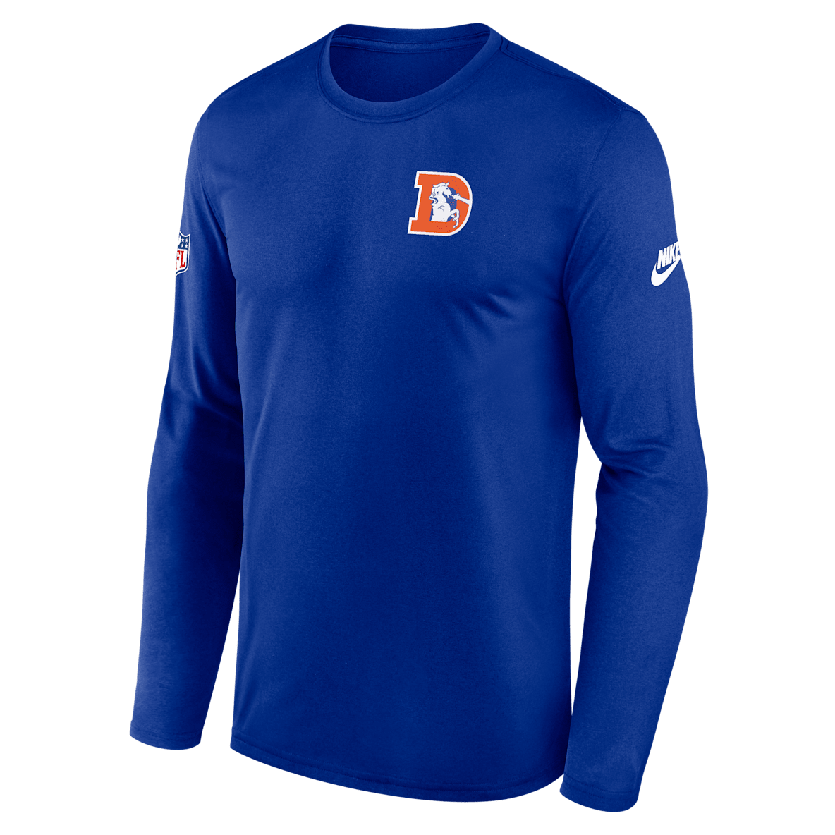 Denver Broncos Alt Legend Small Logo Denver Broncos Alt Legend Small Logo Men's Nike Dri-FIT NFL Long-Sleeve T-Shirt