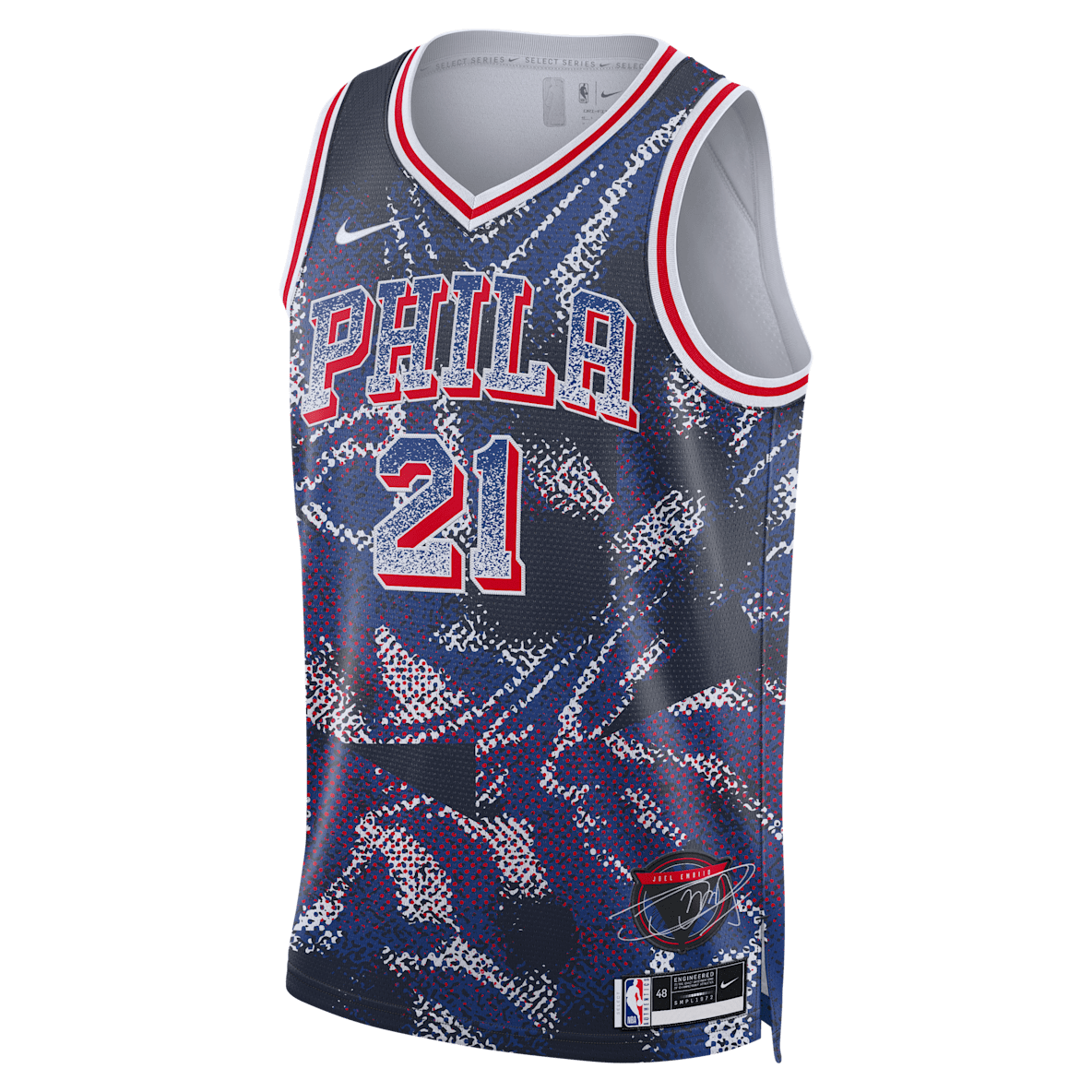 Joel Embiid Philadelphia 76ers 2025/26 Select Series Joel Embiid Philadelphia 76ers 2025/26 Select Series Men's Nike Dri-FIT NBA Swingman Jersey