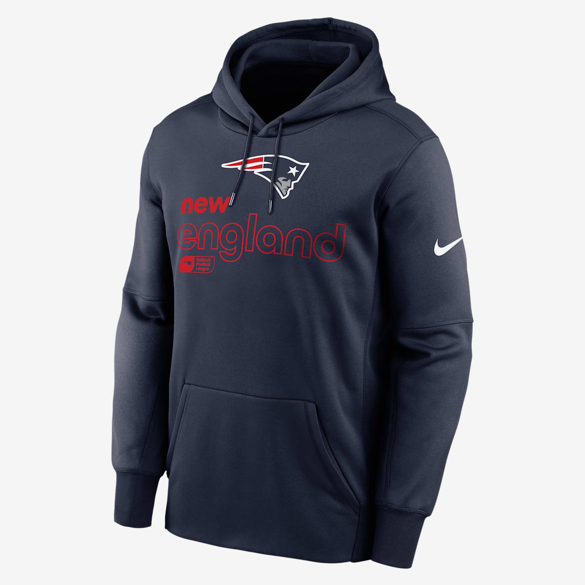 New England Patriots New England Patriots Men’s Nike Therma NFL Pullover Hoodie