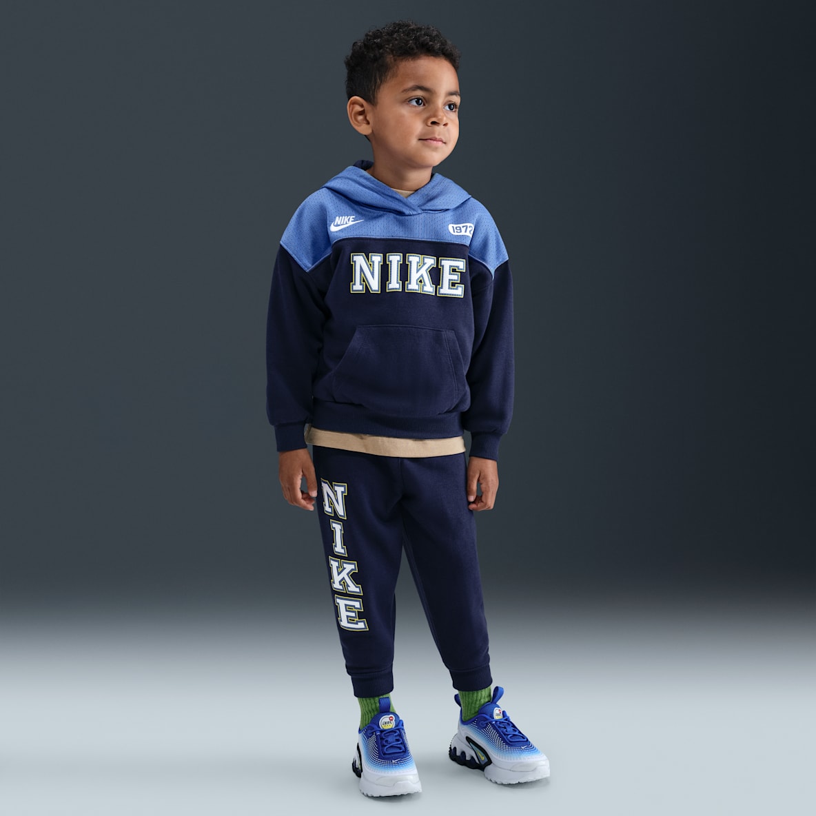 Nike Sportswear Nike Sportswear Toddler P.E. Blocked Pullover Hoodie and Pants Set