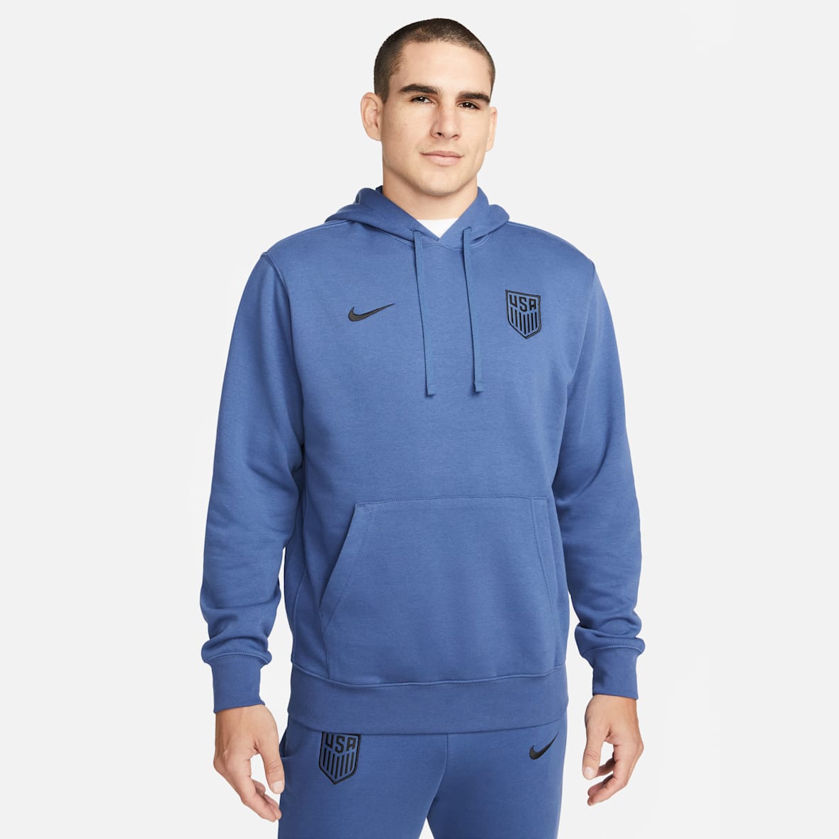 U.S. Club Fleece Men's Pullover Soccer Hoodie