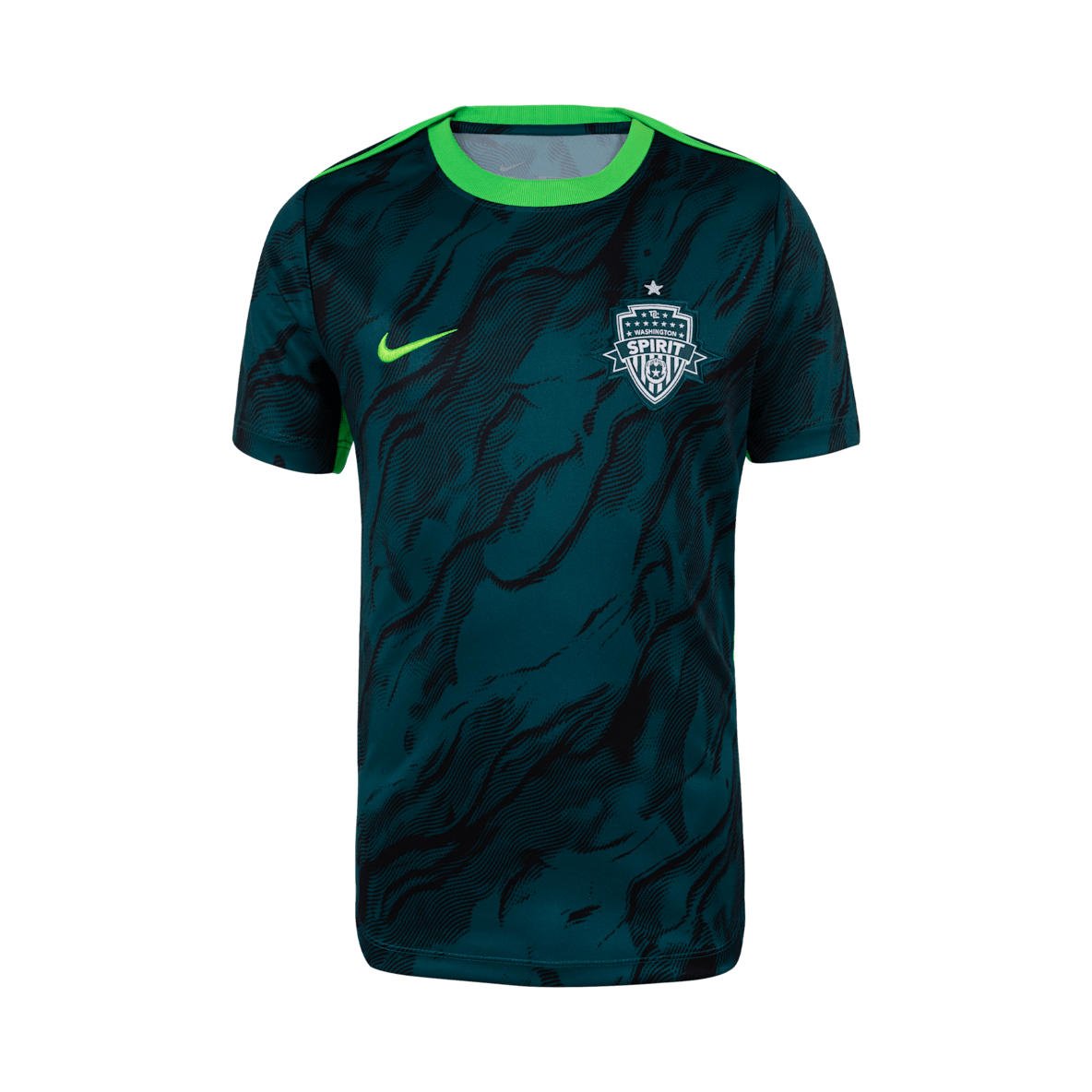 Washington Spirit 2025 Washington Spirit 2025 Big Kids' Nike NWSL Short-Sleeve Pre-Match Top