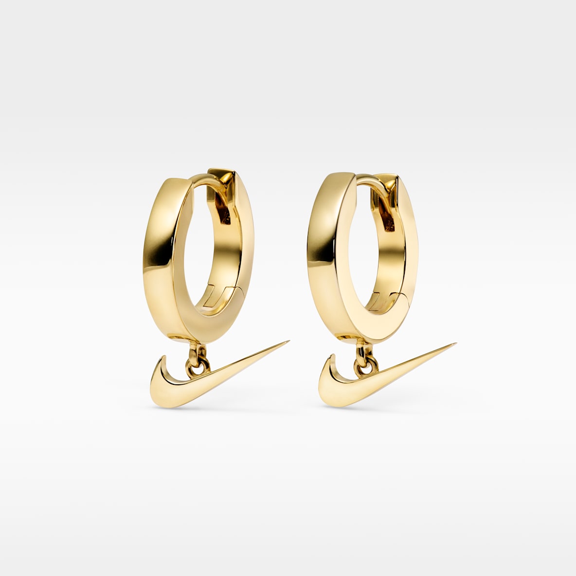 Nike Swoosh Huggie Earrings