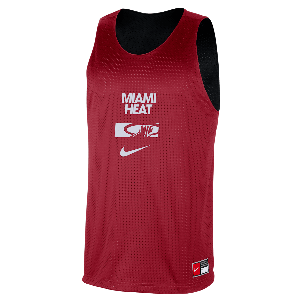 Miami Heat Courtside Jersey de entrenamiento Nike de la NBA de malla para hombre