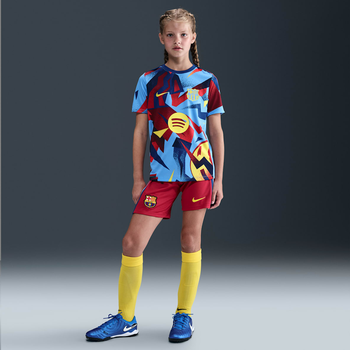 FC Barcelona 2025/26 Stadium Fourth FC Barcelona 2025/26 Stadium Fourth Nike Dri-FIT Replika-Fußballshorts (ältere Kinder)