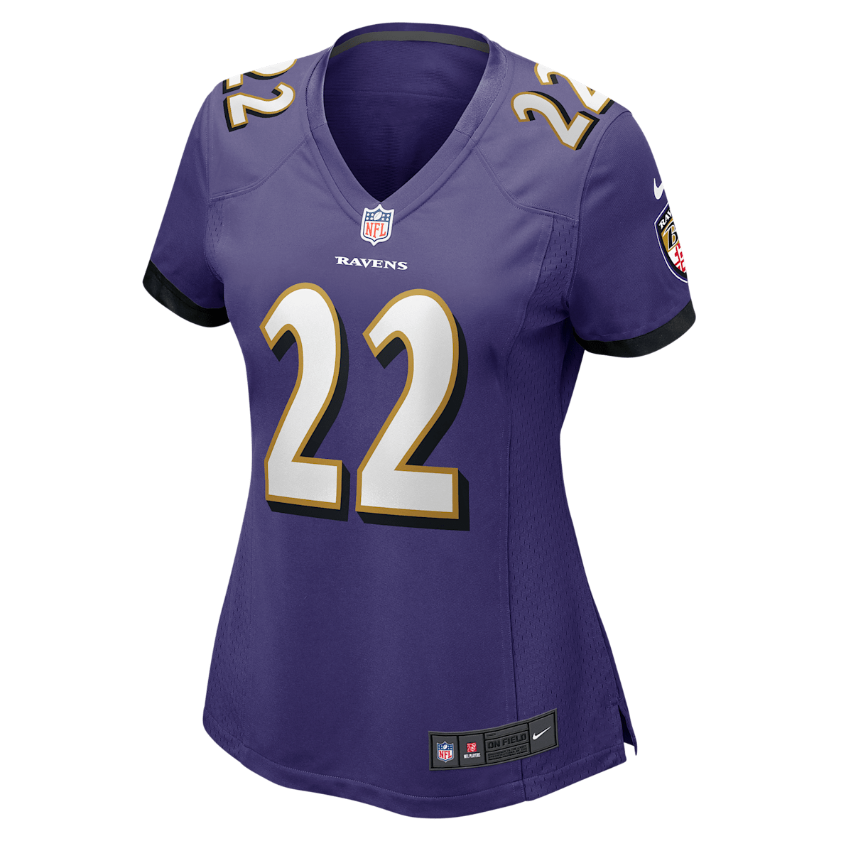 Derrick Henry Baltimore Ravens Derrick Henry Baltimore Ravens Jersey de fútbol americano Nike de la NFL Game para mujer