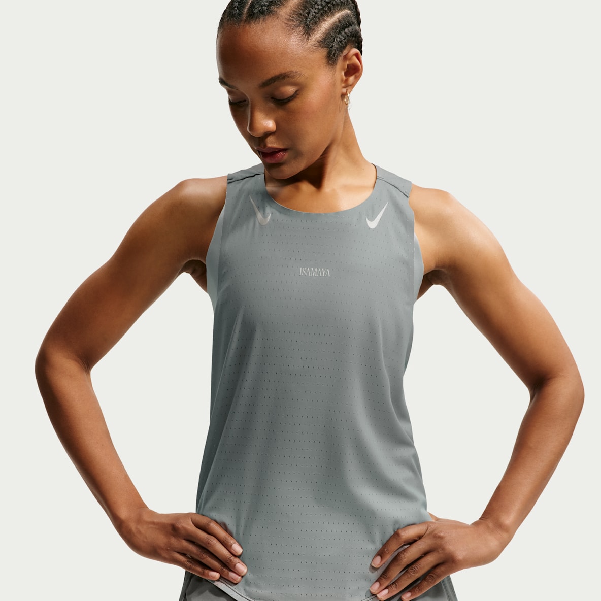 Nike AeroSwift „Isamaya Ffrench” Damska koszulka bez rękawów do biegania Dri-FIT ADV