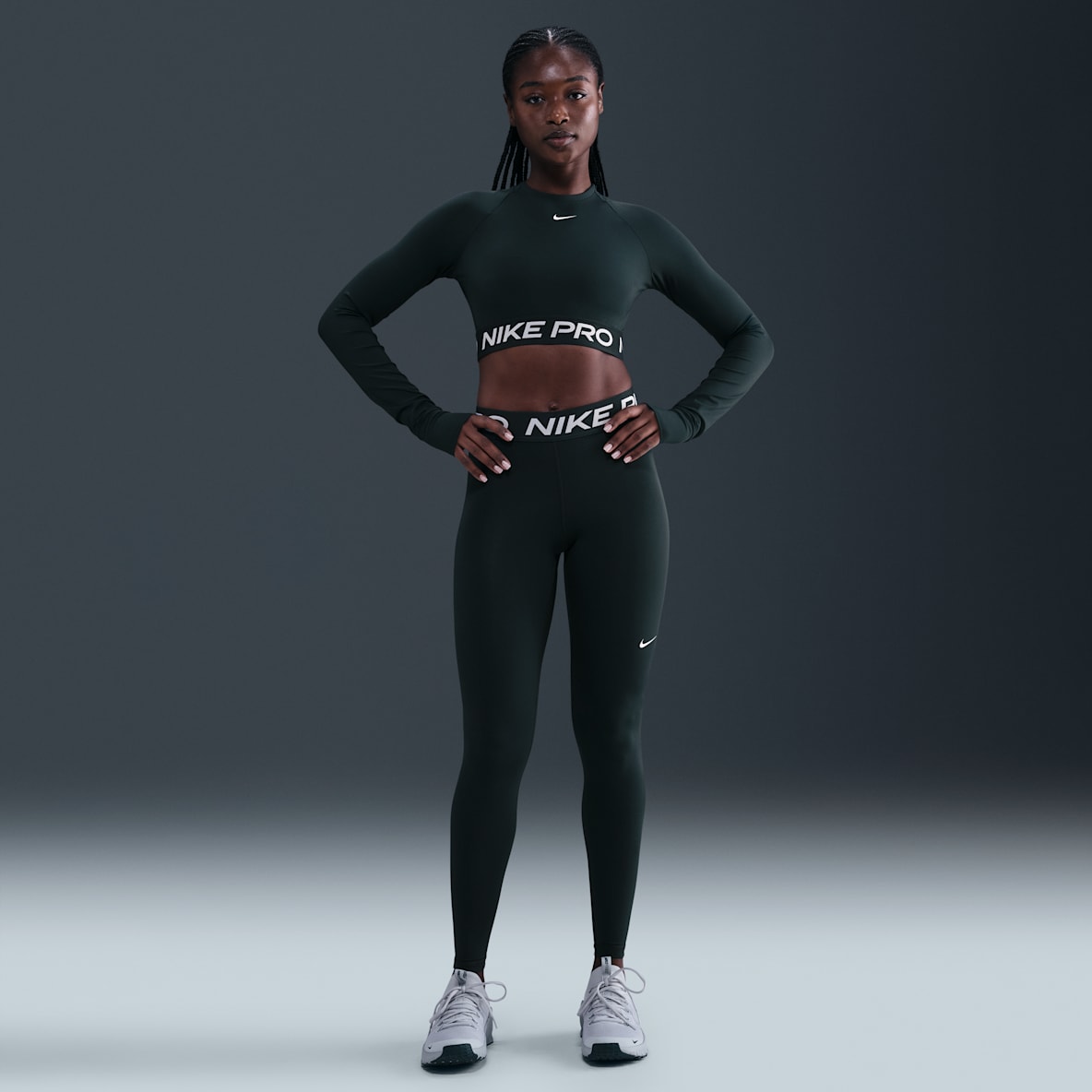 Nike Pro Nike Pro Legging taille mi-haute à empiècements en mesh pour femme