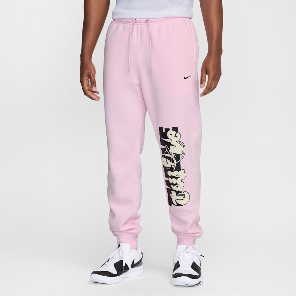 Ja Ja Joggers de básquetbol de tejido Fleece para hombre