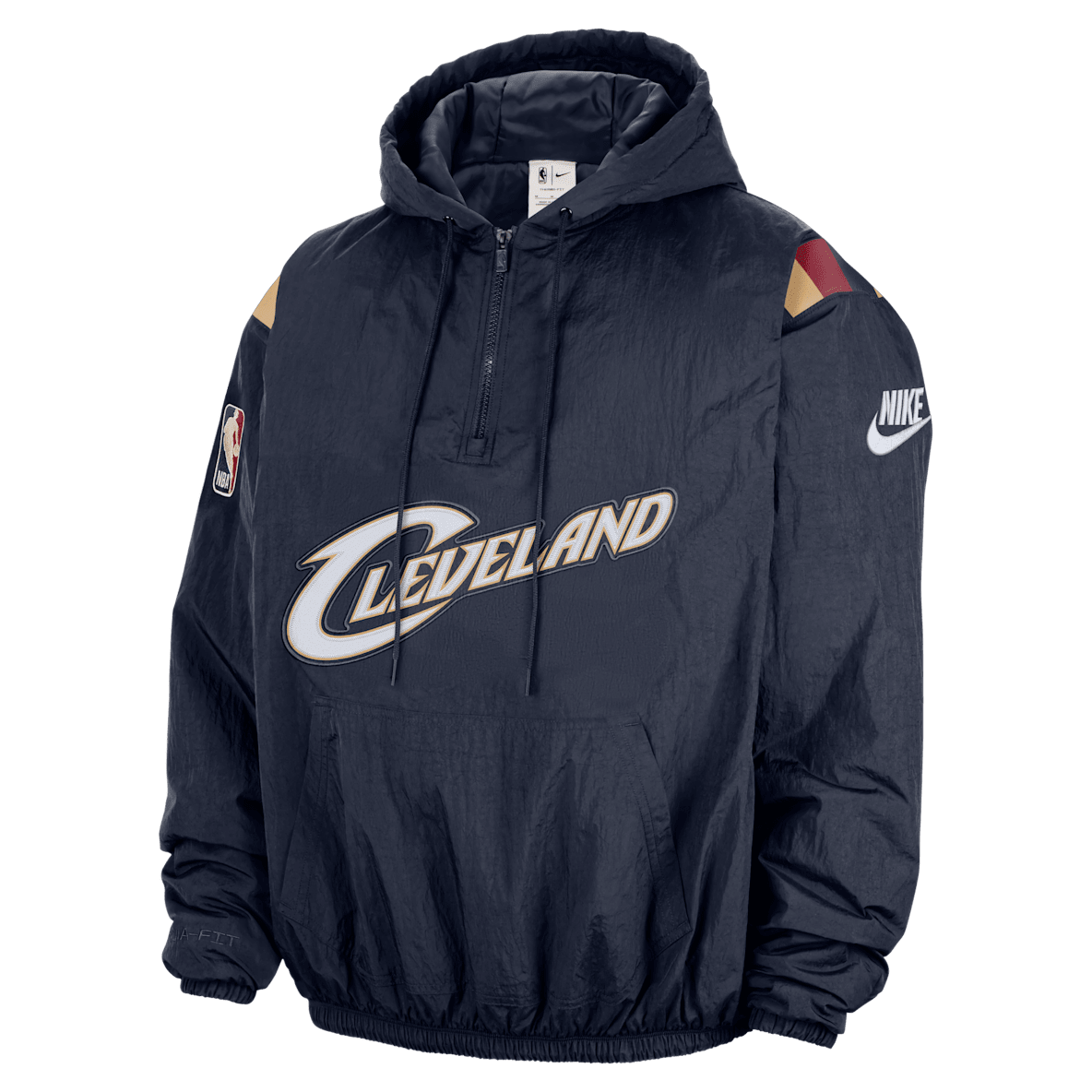 Cleveland Cavaliers Hardwood Clasics Cleveland Cavaliers Hardwood Clasics Men's Nike Therma-FIT NBA 1/2-Zip Hoodie