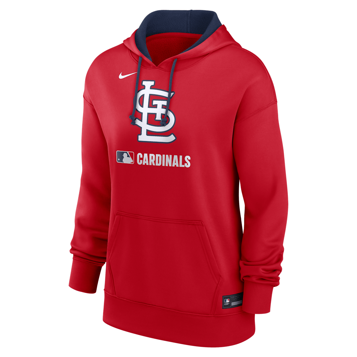 St. Louis Cardinals Authentic Collection St. Louis Cardinals Authentic Collection Women's Nike Therma MLB Pullover Hoodie