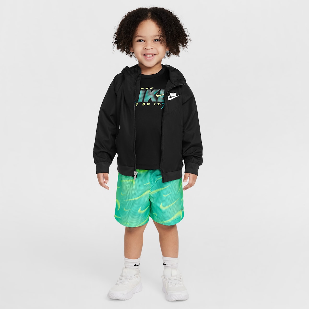 Nike Dri-FIT Conjunto de shorts de 2 piezas con estampado Rhythm infantil