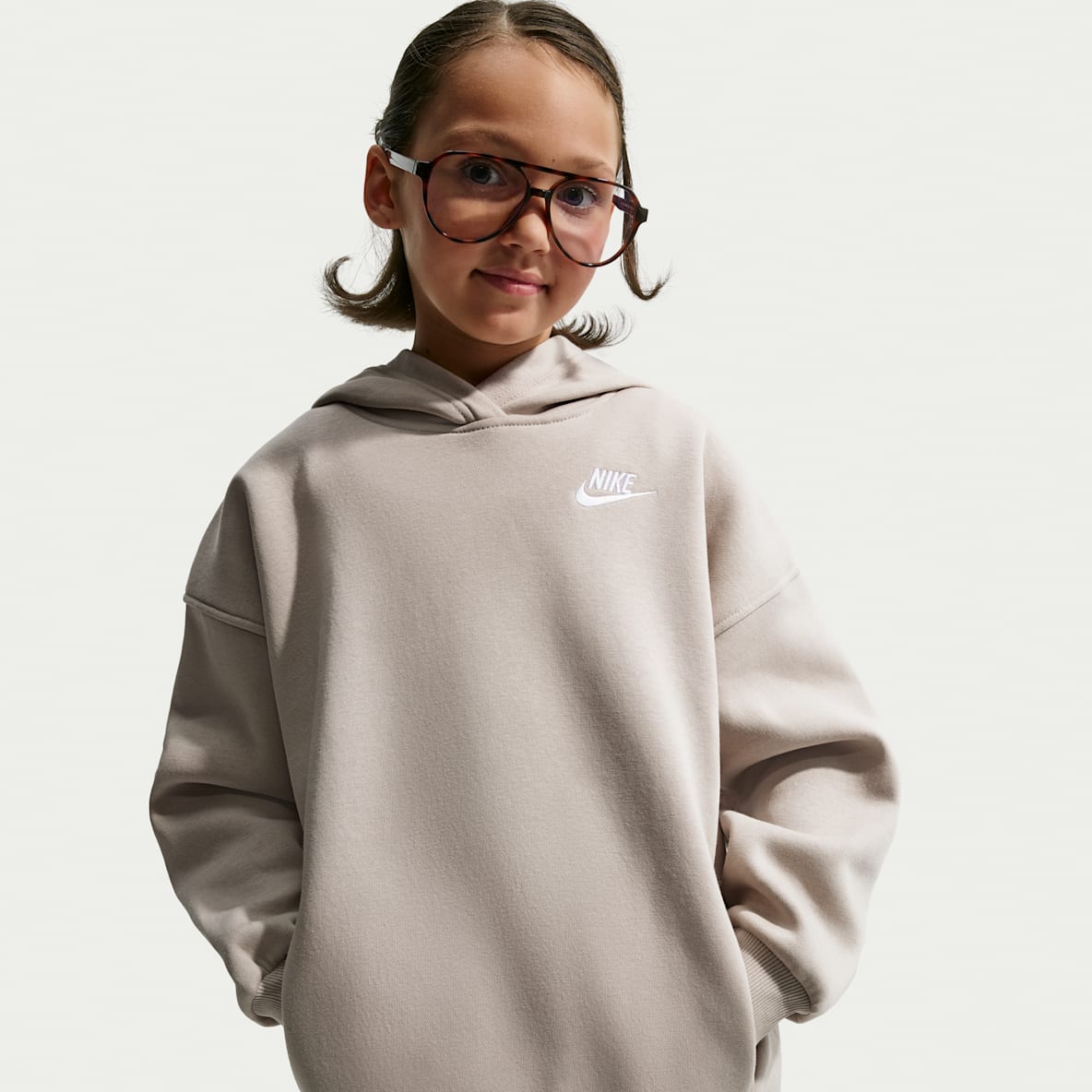 Nike Sportswear Club Fleece Nike Sportswear Club Fleece Older Kids' Oversized Pullover Hoodie