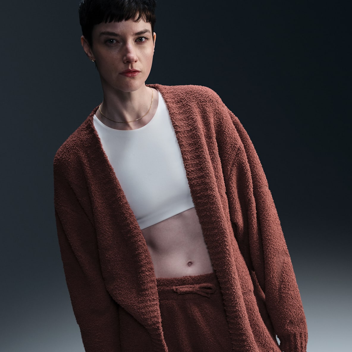 Nike Sportswear Phoenix Cozy Bouclé Nike Sportswear Phoenix Cozy Bouclé Women's Oversized Knit Cardigan