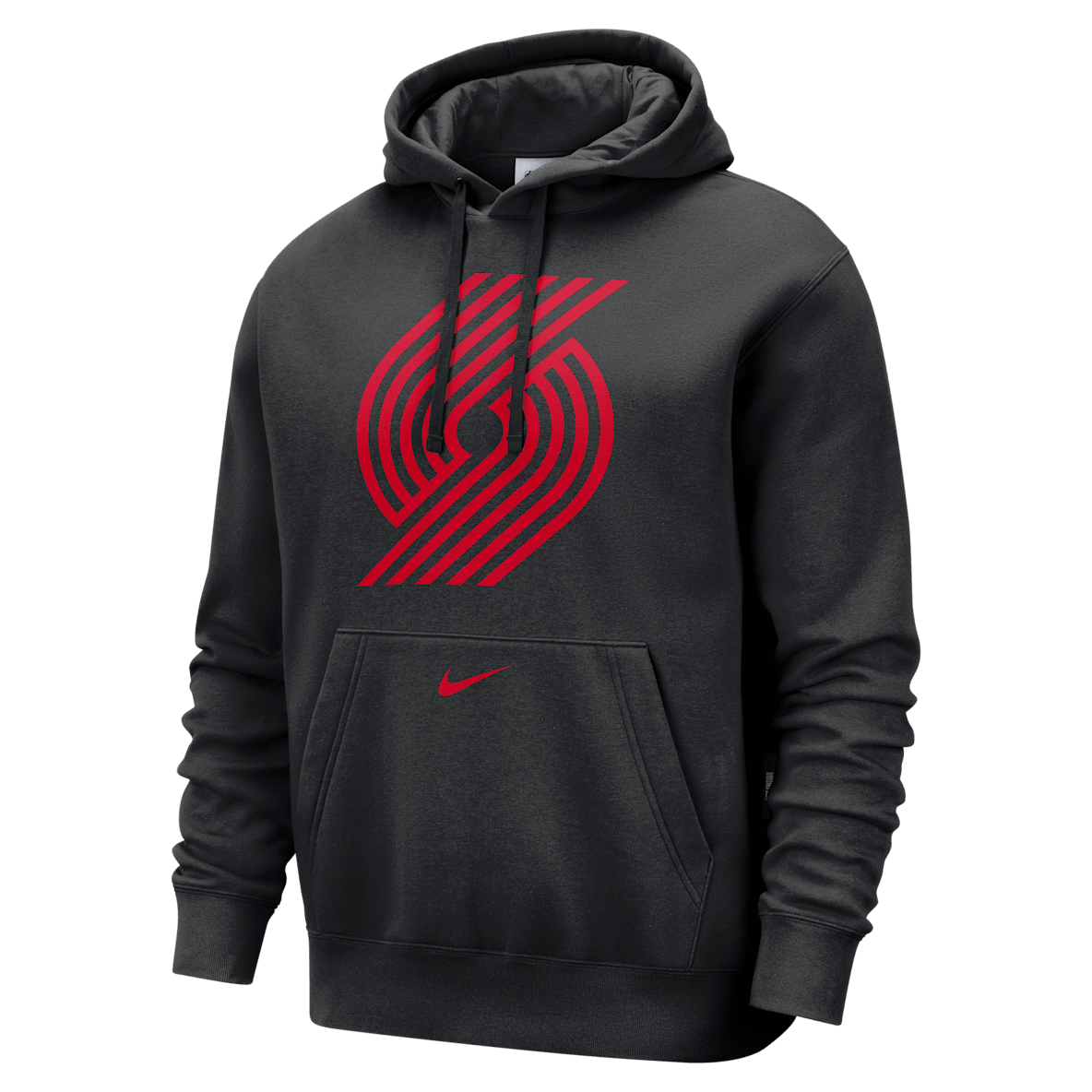 Portland Trail Blazers Club City Edition Portland Trail Blazers Club City Edition Sudadera con gorro sin cierre Nike de la NBA de tejido Fleece para hombre