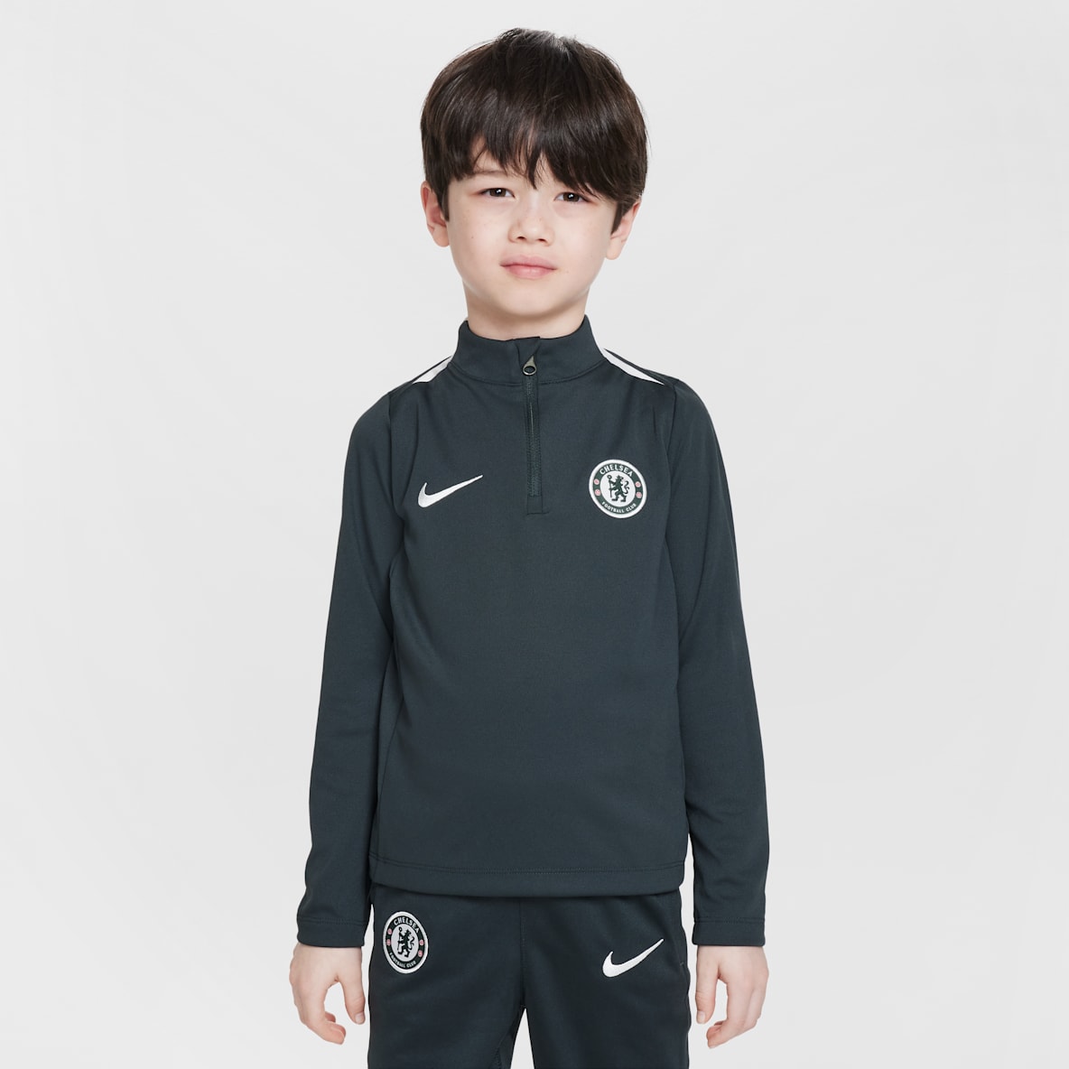 Chelsea FC Academy Pro Chelsea FC Academy Pro Nike Dri-FIT focis edzőfelső kisgyerekeknek