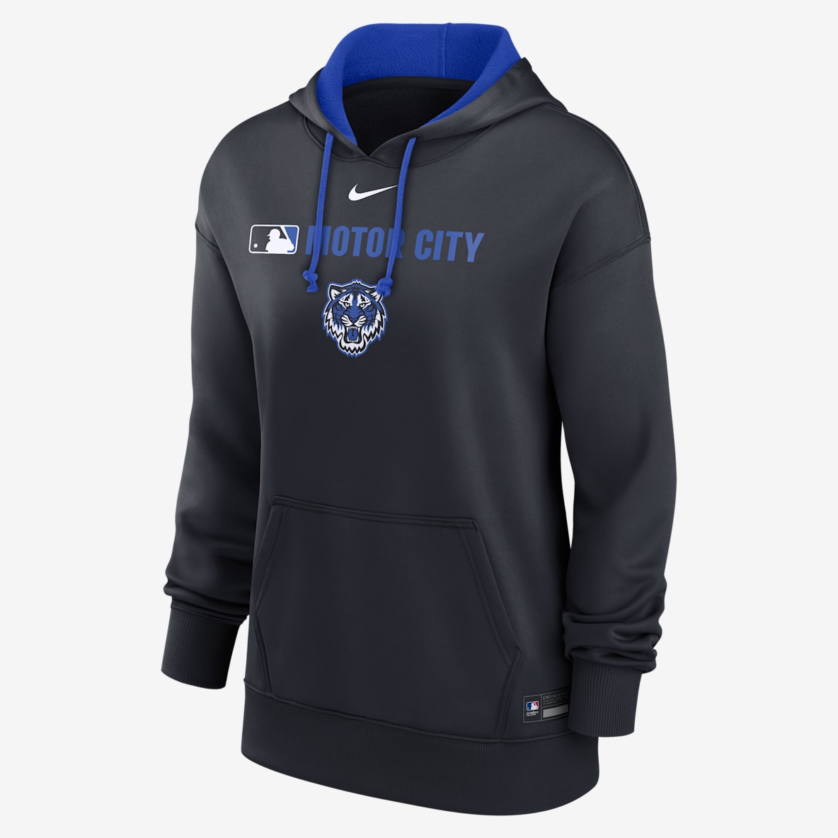 Detroit Tigers Authentic Collection City Connect Detroit Tigers Authentic Collection City Connect Women's Nike Therma MLB Pullover Hoodie