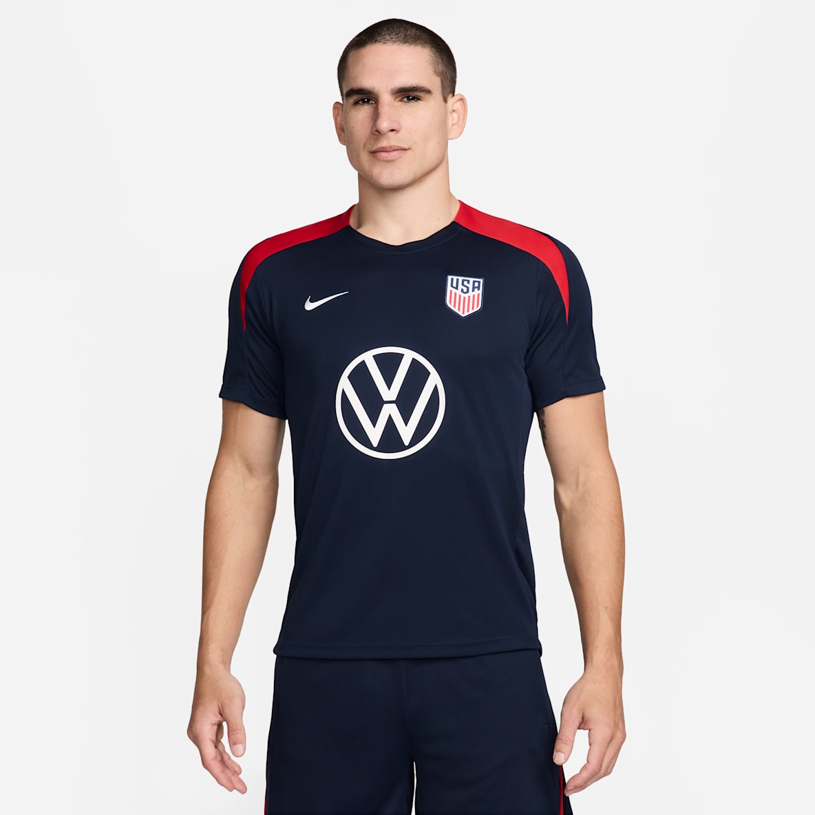 USMNT Strike USMNT Strike Men's Nike Dri-FIT Soccer Short-Sleeve Knit Top