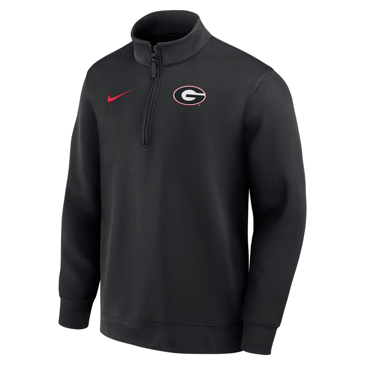 Georgia Coaches Men's Nike Dri-FIT College Long-Sleeve 1/2-Zip Top